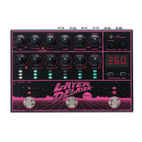 Ibanez Layer Delay guitar effects pedal with digital display and control knobs on a white background