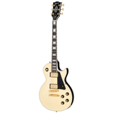 Full frontal of Gibson Les Paul Custom 70s Buttercream Top.