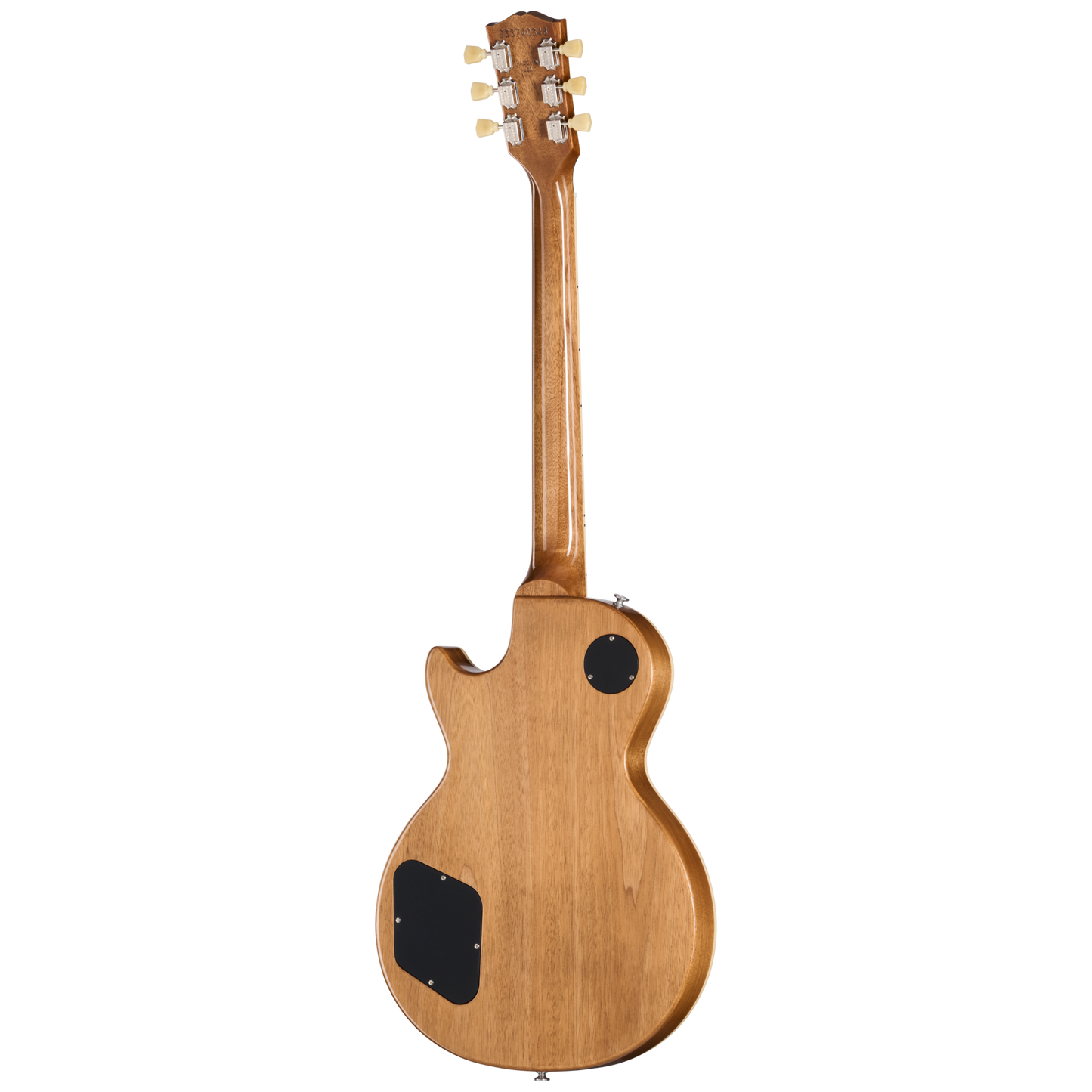 Back of Gibson Les Paul Standard 50s Double Trouble Vintage Bourbon Burst Gloss.