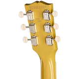 Back of headstock of Gibson Les Paul Special Double Cutaway TV Yellow.