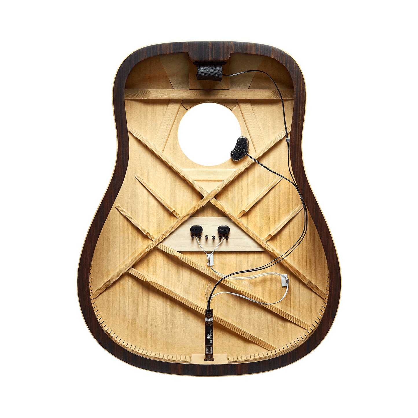 LR Baggs HiFi Pickup System endpin preamp, soundhole volume, tone control guitar.