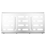 Top down of Mono Pedalboard Large Silver.