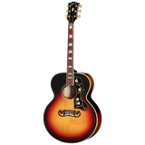 Full frontal of Gibson SJ-200 Standard Maple Tri Burst.