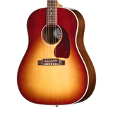 Front of Gibson Acoustic J-45 Standard Rosewood Rosewood Burst LR Baggs Hi-Fi DNA.
