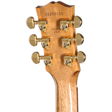 Back of headstock of Gibson Acoustic J-45 Standard Rosewood Rosewood Burst LR Baggs Hi-Fi DNA.