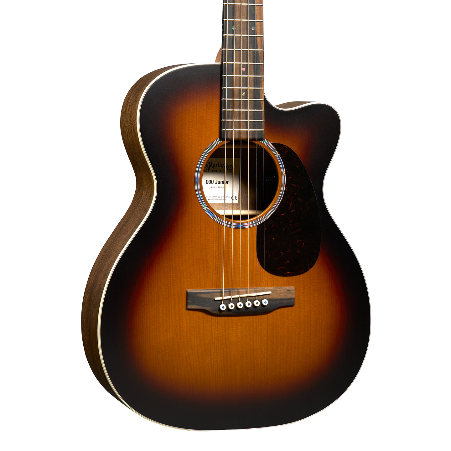 Martin 000C Jr E Walnut Burst w/case – Tone Shop Guitars