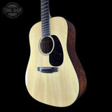 Front right angle of Martin Custom Shop Dread 14-Fret Jaguar Claw Mahogany 2981102 body.