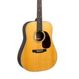 Front of Martin D-28 Natural.