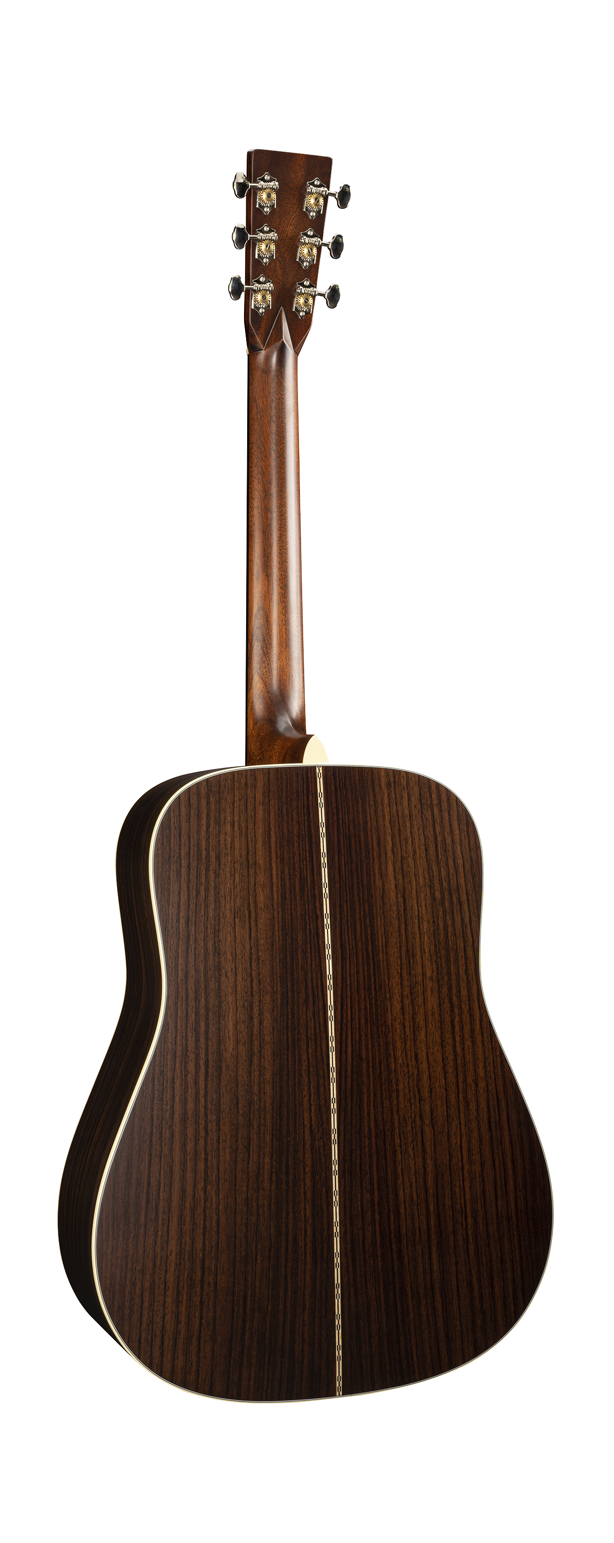 Back of Martin D-28 Satin Natural.