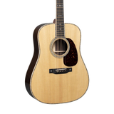 Front of Martin D-42 Modern Deluxe Natural.