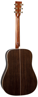 Back of Martin D-42 Modern Deluxe Natural.