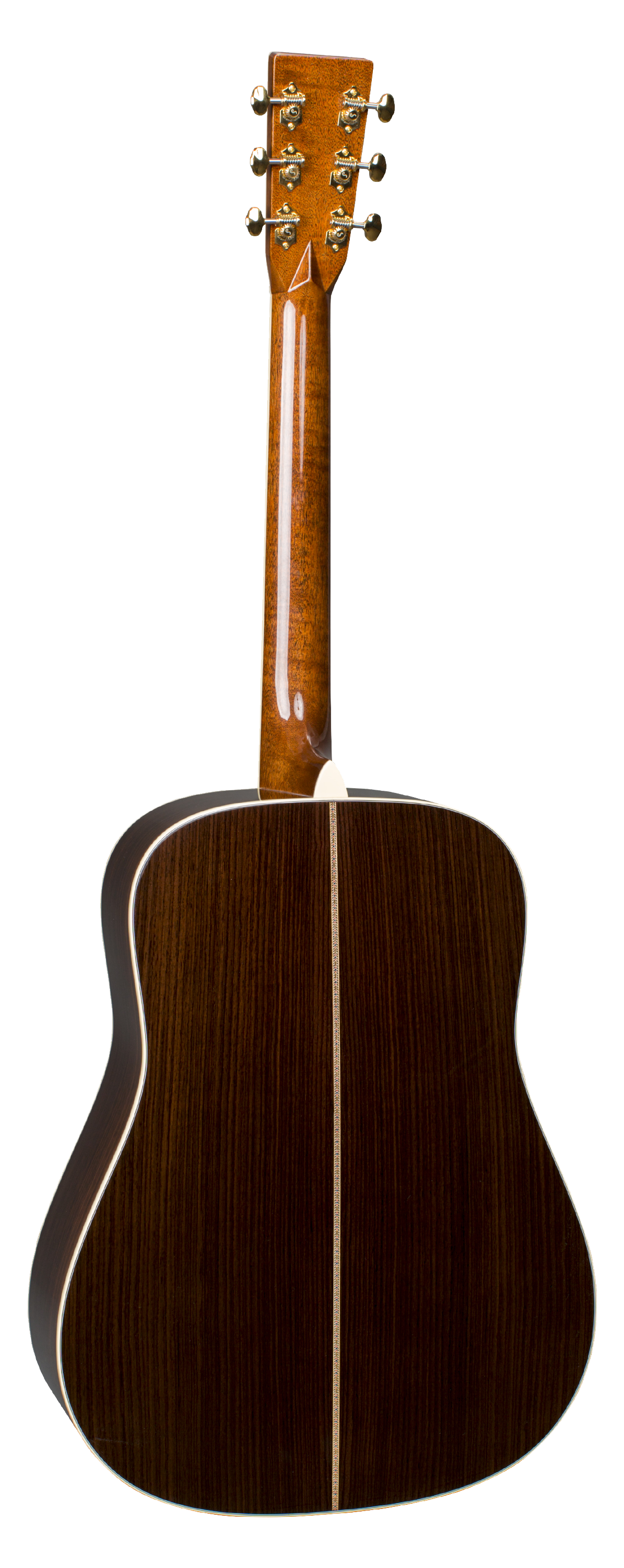 Back of Martin D-42 Natural.