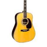 Front of Martin D-45 Natural.