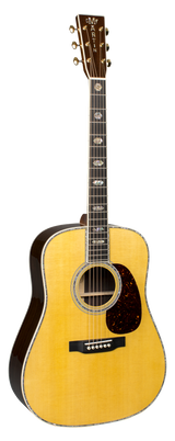 Full frontal of Martin D-45 Natural.