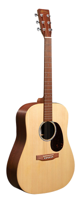 Full frontal of Martin D-X2E Mahogany.