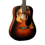 Front of Martin D JR E Street Legend Burst.