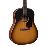 Front of Martin DSS-17 Whiskey Sunset Burst.
