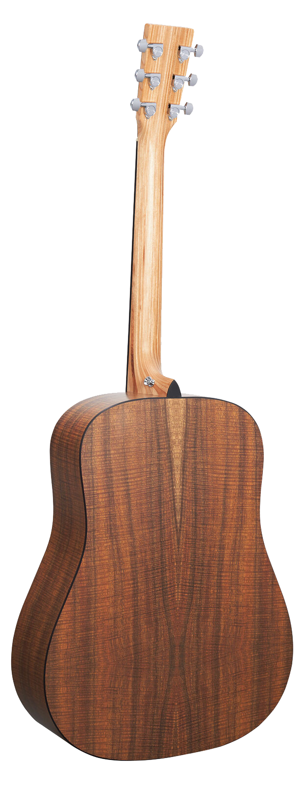 Back of Martin Koa Special Dreadnought Natural Koa.