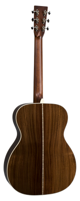 Back of Martin OM-28 Natural.