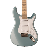 Front of PRS Paul Reed Smith John Mayer Silver Sky Maple Polar Blue.