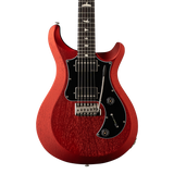 Front of PRS S2 Standard 24 Satin Red Apple Metallic.