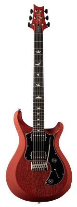 Full frontal of PRS S2 Standard 24 Satin Red Apple Metallic.
