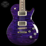 Front of PRS S2 Wood Library McCarty 594 Singlecut Quilt Purple S2083399.