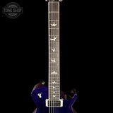 Neck of PRS S2 Wood Library McCarty 594 Singlecut Quilt Purple.