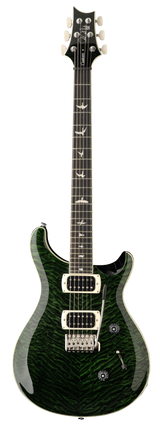 Full frontal of PRS SE Custom 24 Quilt Teal Black.