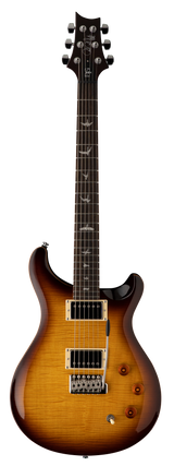 Full frontal of PRS SE DGT David Grissom Signature Solidbody McCarty Tobacco Sunburst.