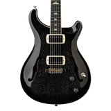 Front of PRS SE Hollowbody Standard Dog Hair Smokeburst.