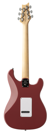 Back of PRS SE Silver Sky Left Handed Derby Red.