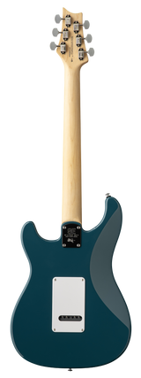 Back of PRS SE Silver Sky Nylon Blue.