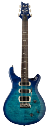 Full frontal of PRS SE Studio Lake Blue.