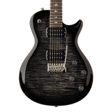 Front of PRS SE Tremonti Charcoal Burst.