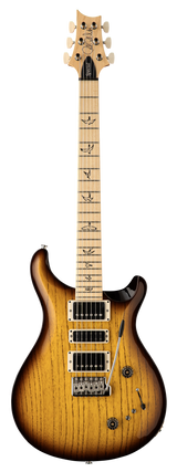 Full frontal of PRS Swamp Ash Special - Maple McCarty Tobacco Sunburst.