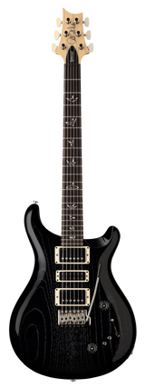 Full frontal of PRS Swamp Ash Special Rosewood Black Doghair Smokeburst.