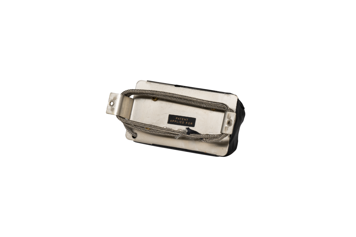 Back of Gibson 57 Classic Double Classic White, Potted, 2 conductor, Alnico 2, 8k.