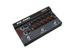Left angle of Radial PZ Pro Acoustic instrument preamp 2 ch w dual EQ 48V mic in Radial DI.