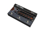 Right angle of Radial PZ Pro Acoustic instrument preamp 2 ch w dual EQ 48V mic in Radial DI.