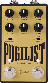 Front of Fender Pugilist Distortion V2 against a white background