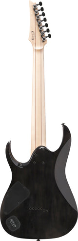Back of Ibanez RGA Premium 7str Electric Guitar Deep Twilight Burst Low Gloss.