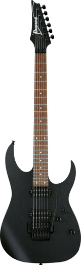 Full frontal of Ibanez RG Standard 6str Electric Guitar Weathered Black.