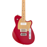 Front of Reverend Charger H90 Wilkinson Metallic Cherry.