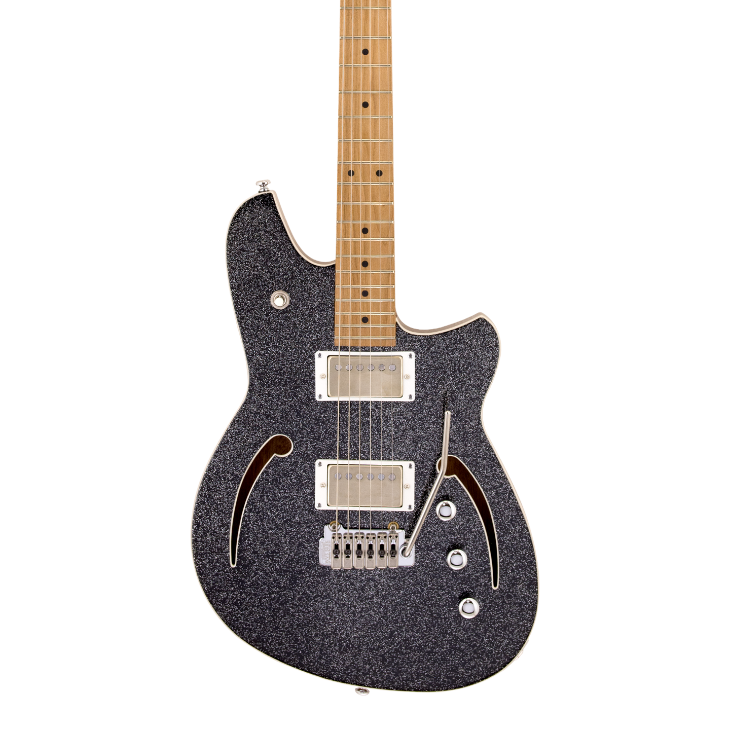 Reverend Kingbolt Air HH Black Sparkle – Tone Shop Guitars