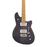 Front of Reverend Kingbolt Air HH Black Sparkle.