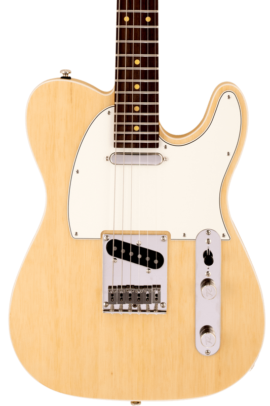 Front of Reverend PA2T Pete Anderson Eastsider T Satin Natural.
