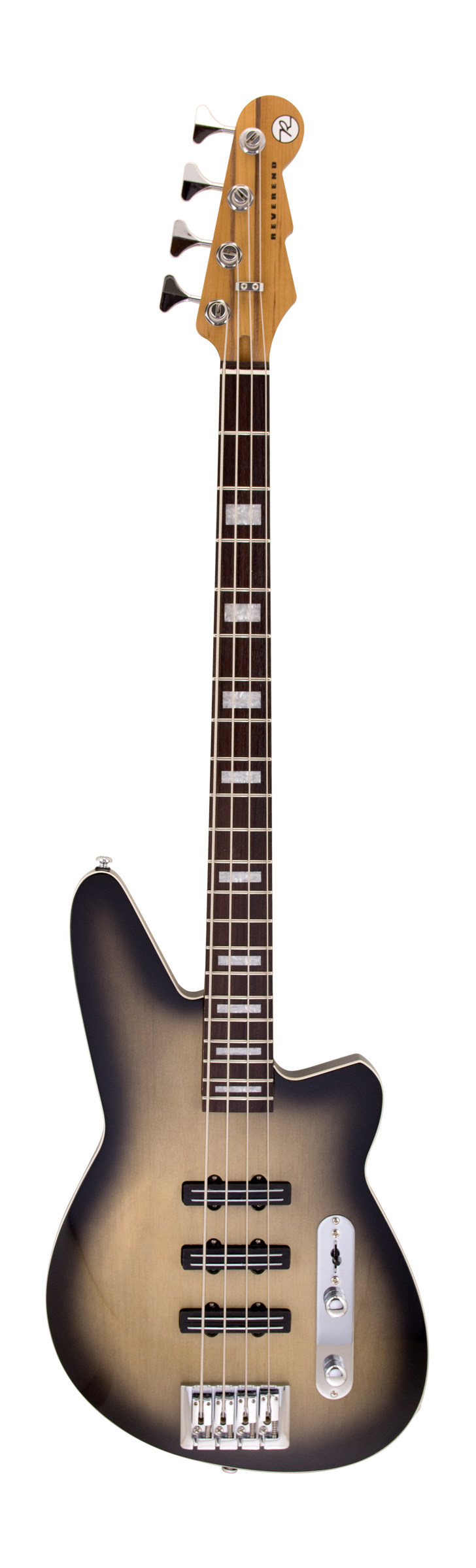 Full frontal of Reverend Triad Korina Burst RW.