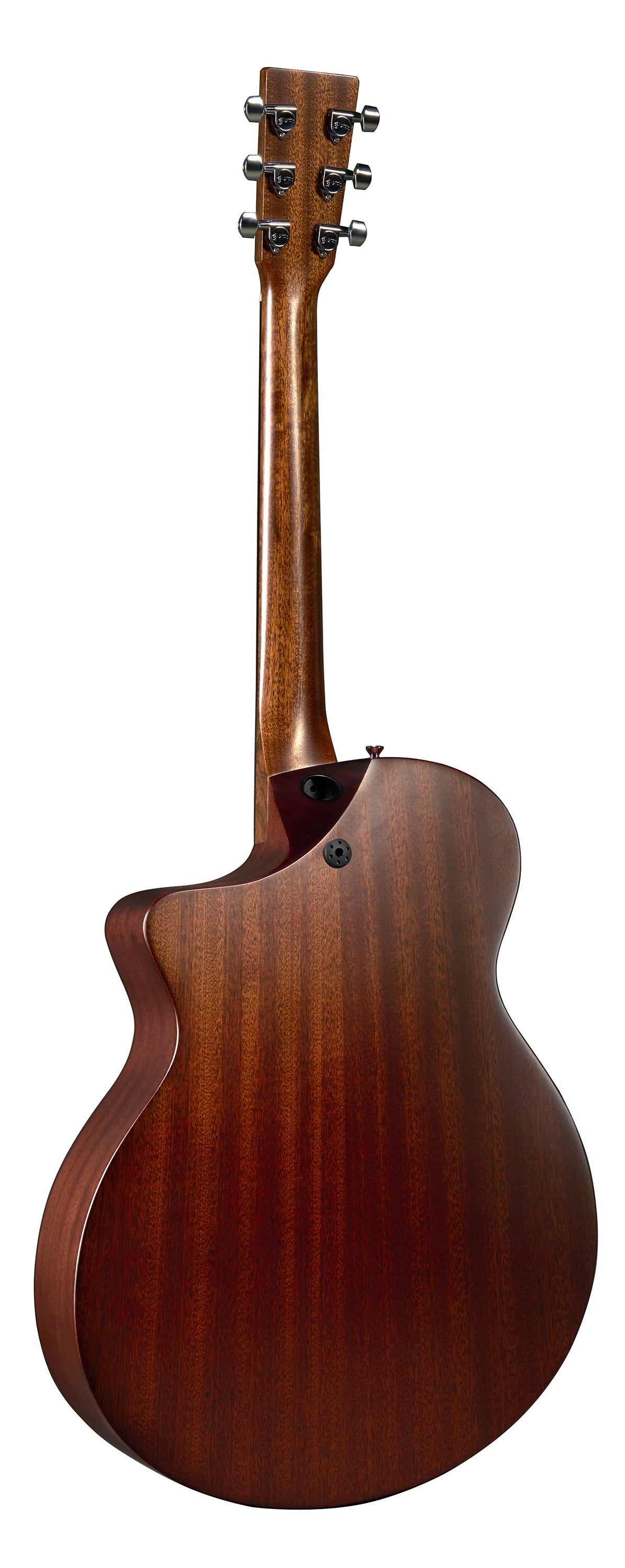 Back of Martin SC-10E Satin Spruce/Sapele.