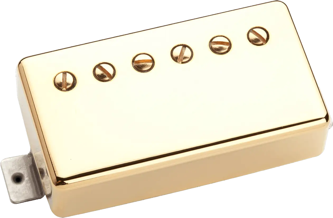 Front of Seymour Duncan SH-55n Seth Lover Model Gold.
